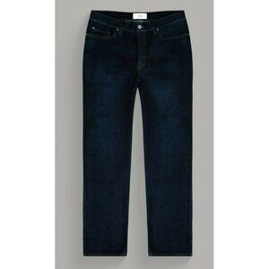 SENE Mens Straight Leg Dark Wash Jeans 36 Japanese Milled Custom Bespoke Sz 36